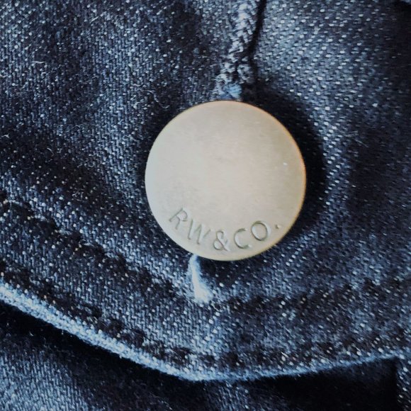 RW&CO Like new! Dark Blue Wash Denim Jacket-small - Picture 7 of 9